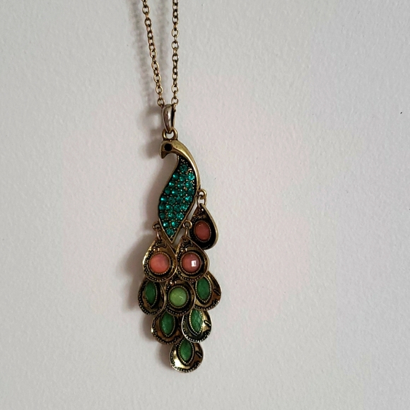 Peacock necklace - Picture 1 of 2